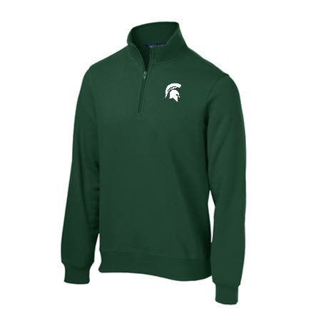 Michigan State Spartans Fleece Pullover with 1/4 Zip Collar