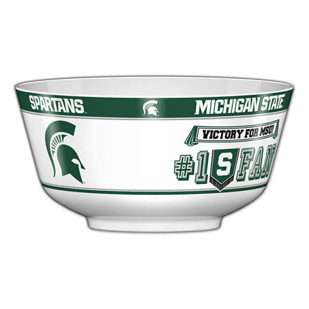 Michigan State Spartans Large Party Bowl